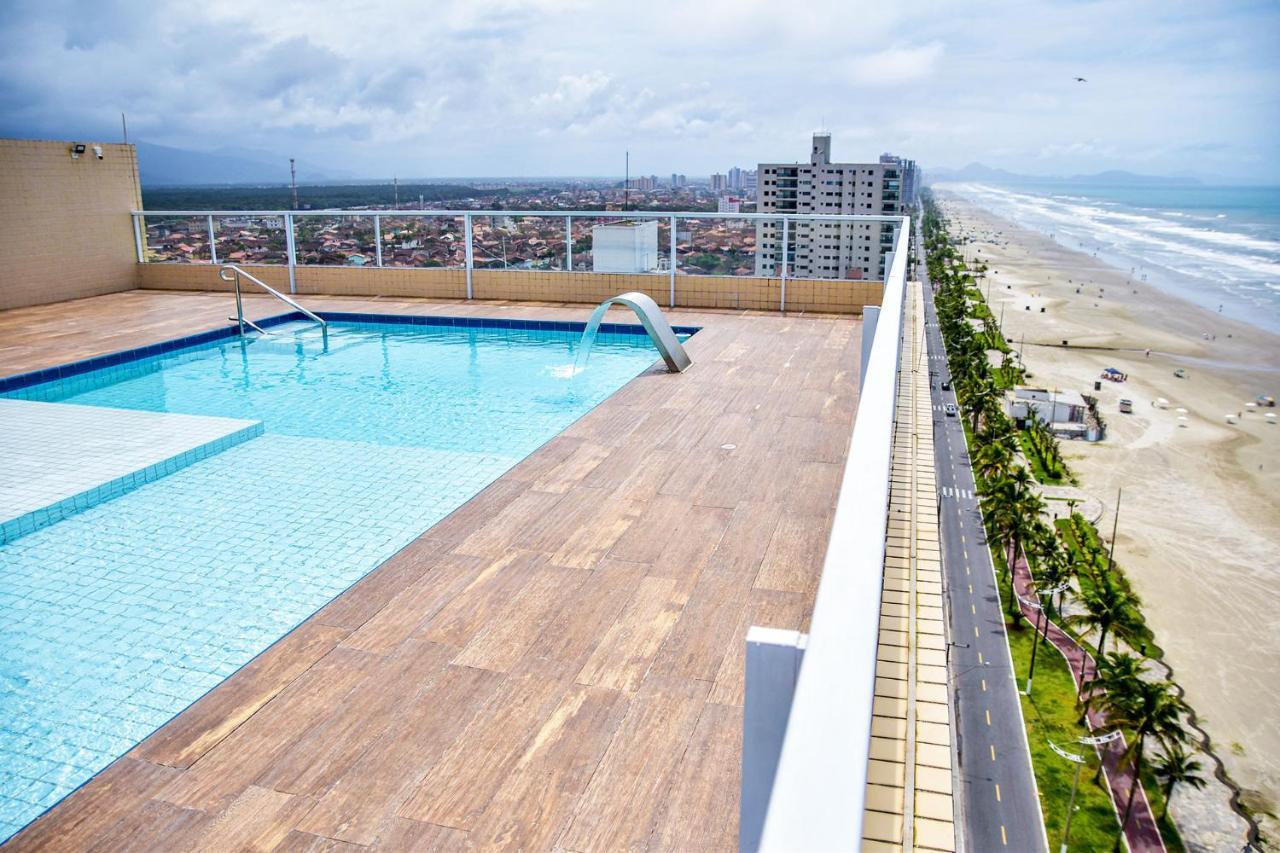 Apto C Wi-Fi A Beira-Mar Na Praia Jardim Real Sp Apartment Praia Grande  Luaran gambar